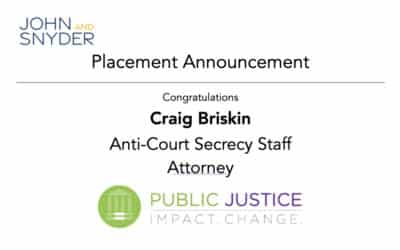 Placement: Craig Briskin