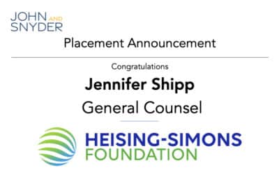 Placement: Jennifer Shipp
