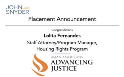 Placement: Lolita Fernandes