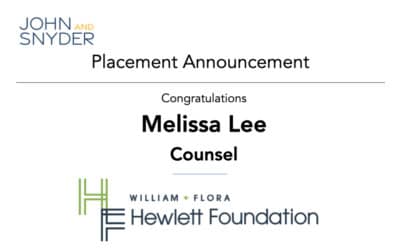 Placement: Melissa Lee